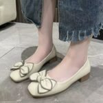 High Quality Womens shoes with soft sole and chunky heel - Image 8