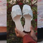 Stunning French style girls shoes with rhinestone square toe, elegant chucky heel - Image 5