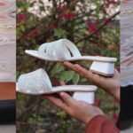 Stunning French style girls shoes with rhinestone square toe, elegant chucky heel - Image 6